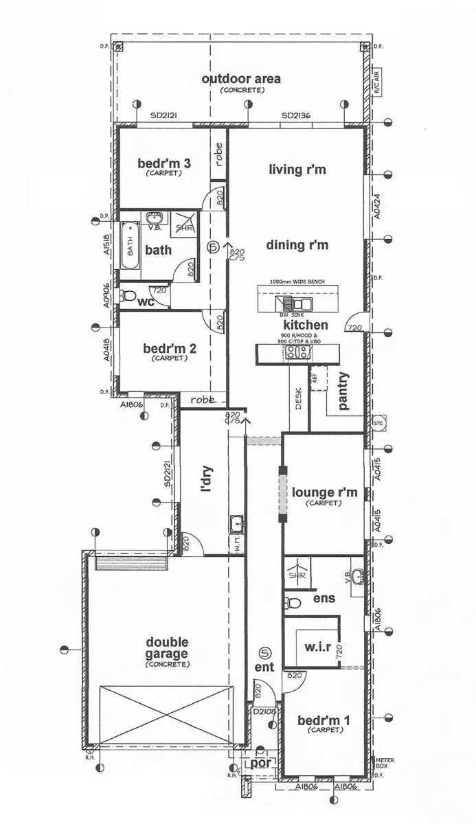 Floorplan of Homely house listing, 15 Kossman Court, Irymple VIC 3498