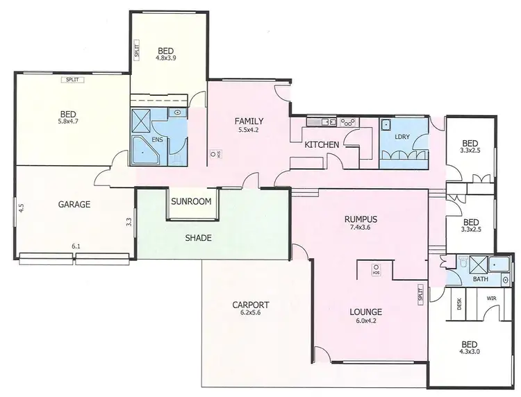 Floorplan of Homely house listing, 12 Ellendale Avenue, Murray Bridge SA 5253