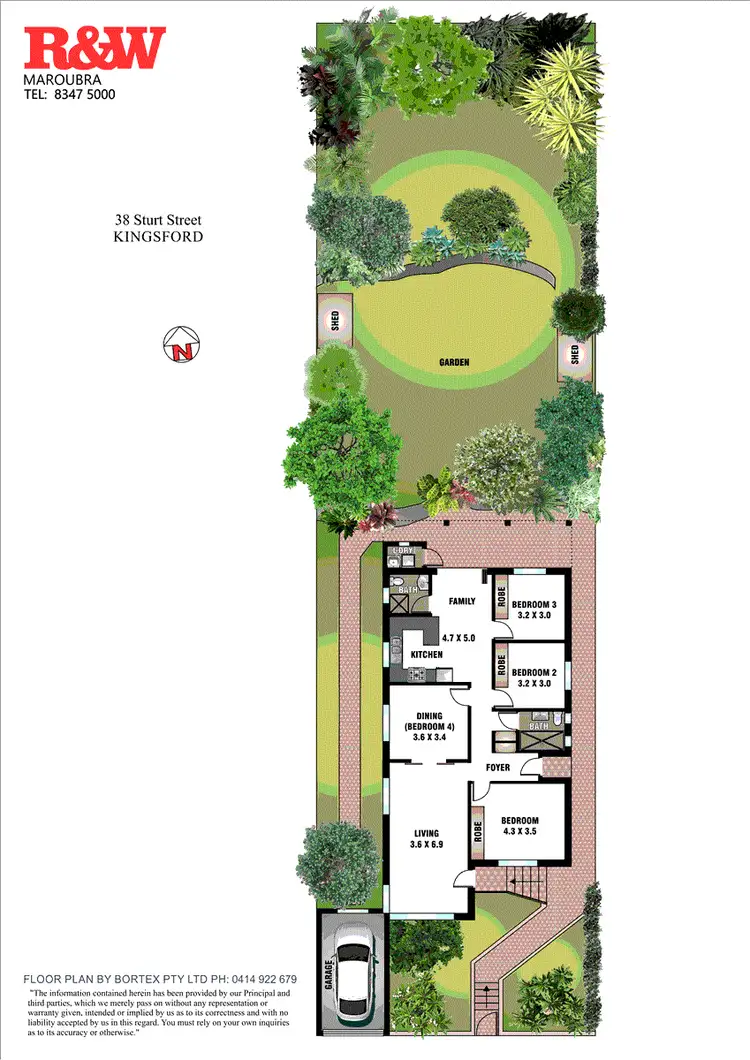 Floorplan of Homely house listing, 38 Sturt Street, Kingsford NSW 2032