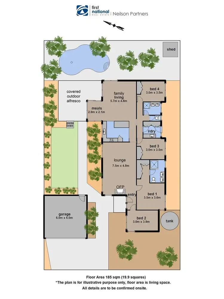 Floorplan of Homely house listing, 9 Maybury Court, Berwick VIC 3806