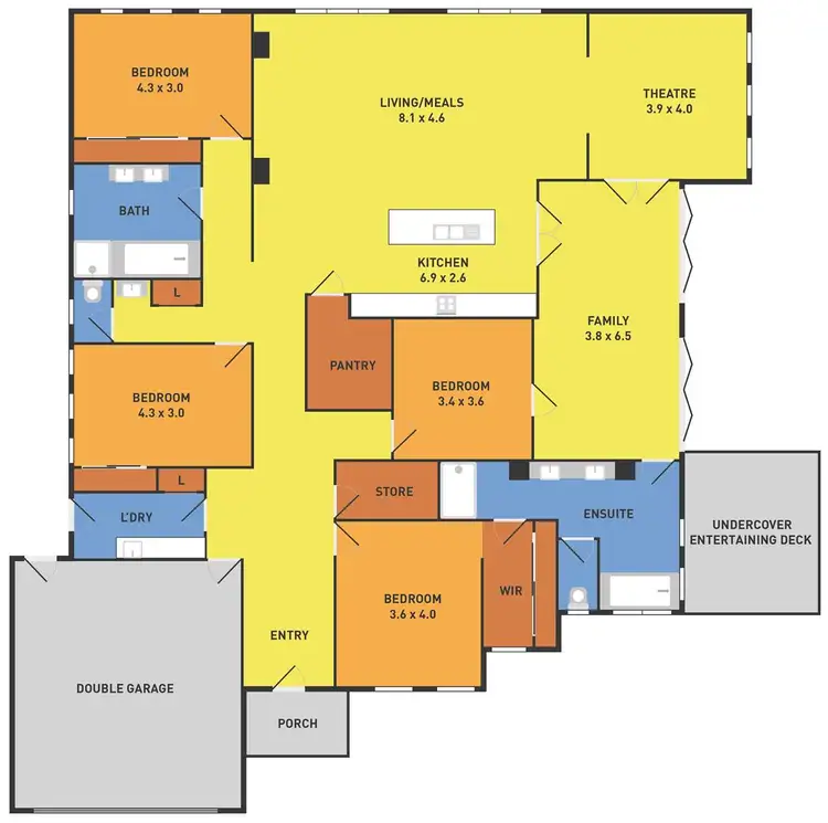 Floorplan of Homely house listing, 16 Andrew Road, Truganina VIC 3029