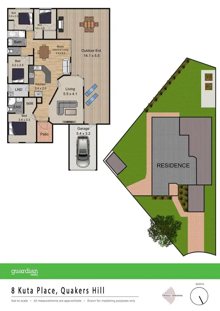 Floorplan of Homely house listing, 8 Kuta Place, Quakers Hill NSW 2763