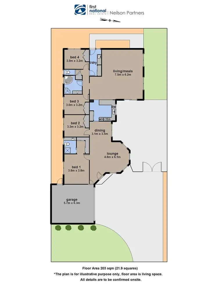 Floorplan of Homely house listing, 21 Franklin Parade, Lynbrook VIC 3975