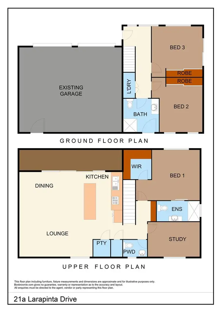 Floorplan of Homely townhouse listing, 21a Larapinta Drive, Gillen NT 870