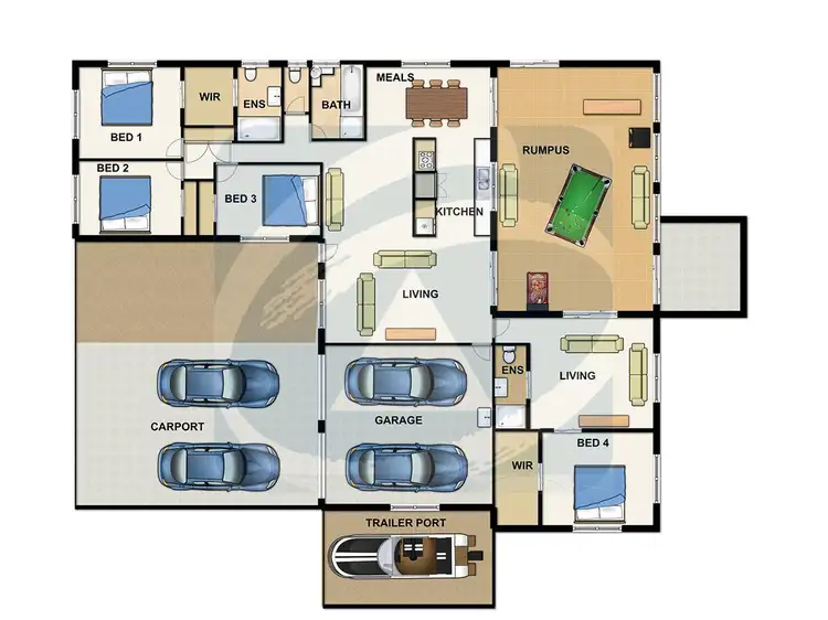 Floorplan of Homely house listing, Address available on request