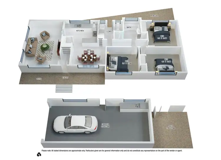 Floorplan of Homely house listing, 34 Concord Circuit, Albanvale VIC 3021