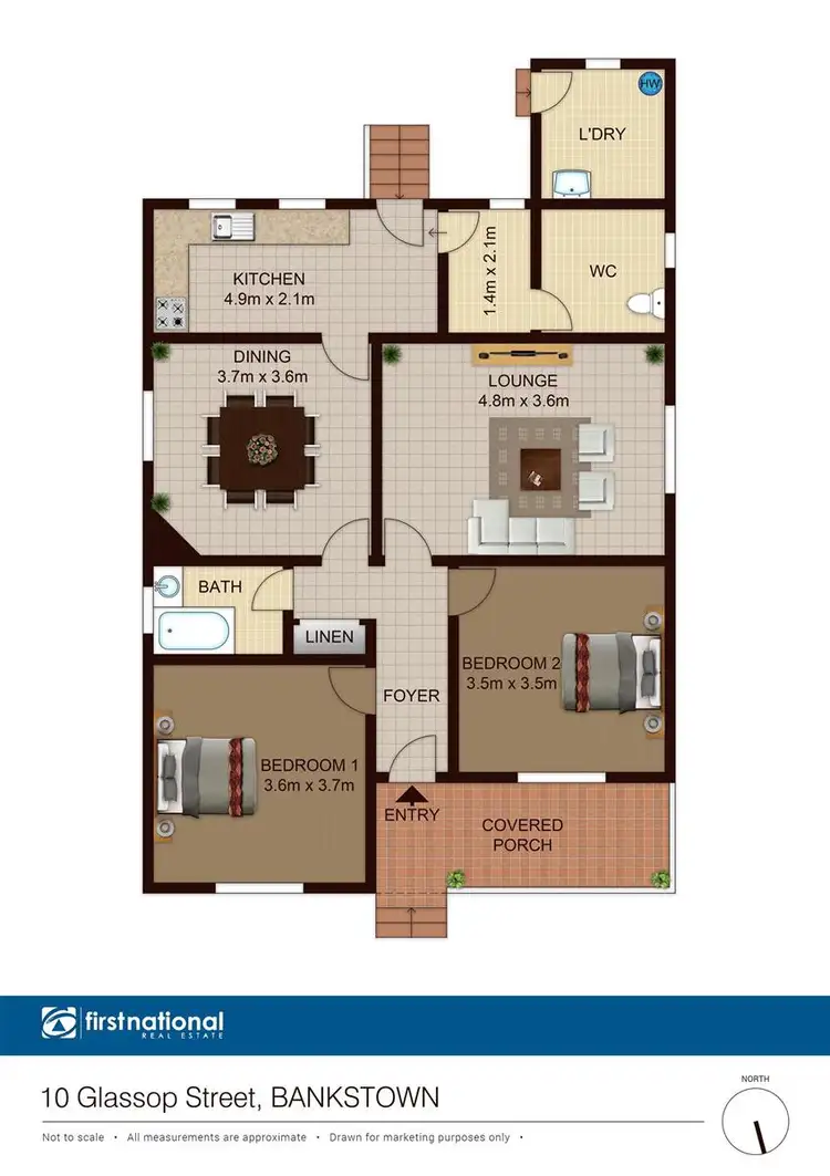 Floorplan of Homely house listing, 10 Glassop Street, Bankstown NSW 2200