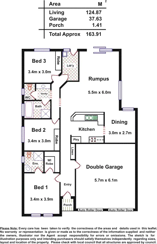 Floorplan of Homely house listing, 13b Swift Street, Northfield SA 5085