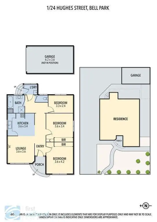 Floorplan of Homely house listing, 1 / 24 Hughes Street, Bell Park VIC 3215