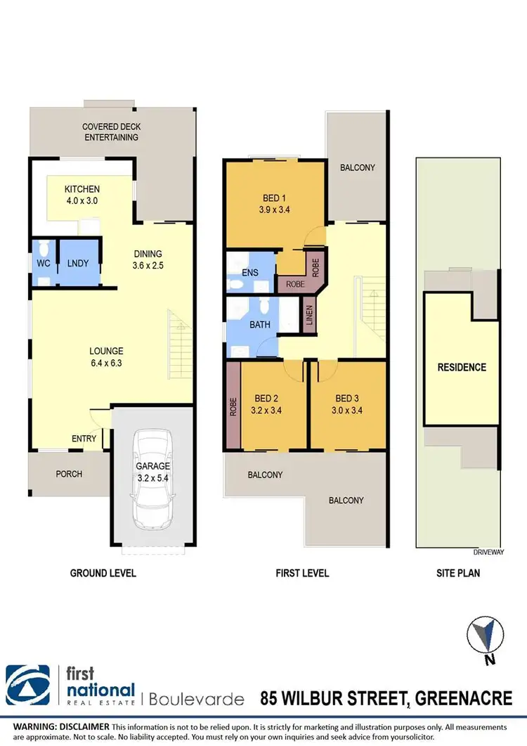 Floorplan of Homely house listing, 85 Wilbur Street, Greenacre NSW 2190