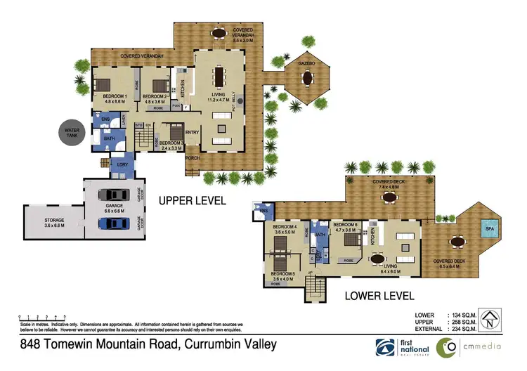 Floorplan of Homely house listing, 848 Tomewin Mountain Road, Currumbin Valley QLD 4223