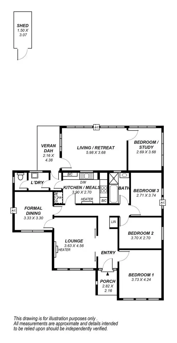 Floorplan of Homely house listing, 27 Wattlebury Road, Lower Mitcham SA 5062