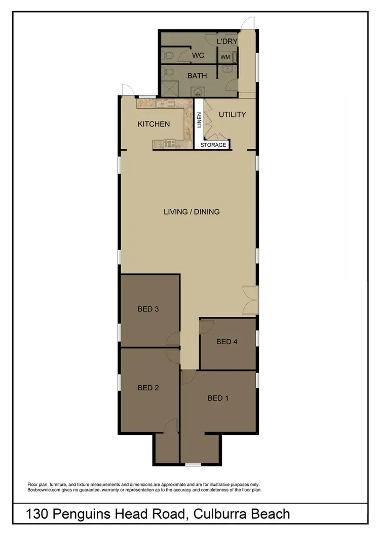 Floorplan of Homely house listing, 130 Penguins Head Road, Culburra Beach NSW 2540