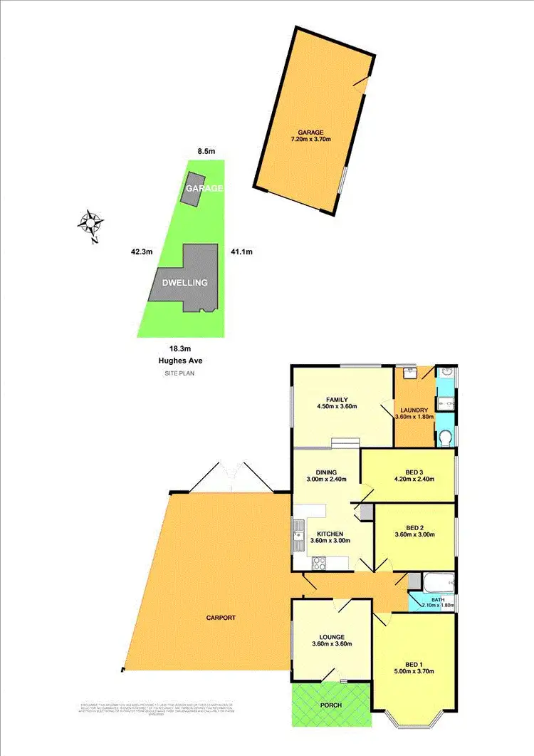 Floorplan of Homely house listing, 13 Hughes Street, Birmingham Gardens NSW 2287