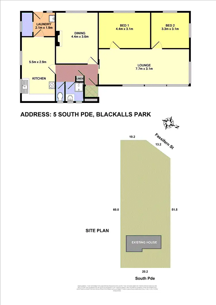 Floorplan of Homely house listing, 5 South Parade, Blackalls Park NSW 2283