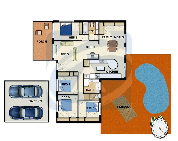 Floorplan of Homely house listing, Address available on request