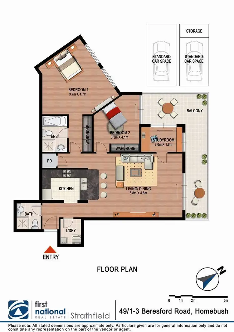 Floorplan of Homely apartment listing, 49/1-3 Beresford Road, Strathfield NSW 2135