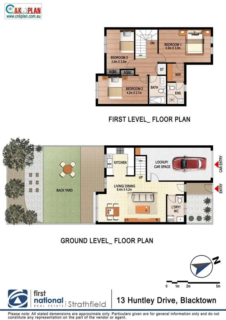 Floorplan of Homely townhouse listing, 13 Huntley Drive, Blacktown NSW 2148