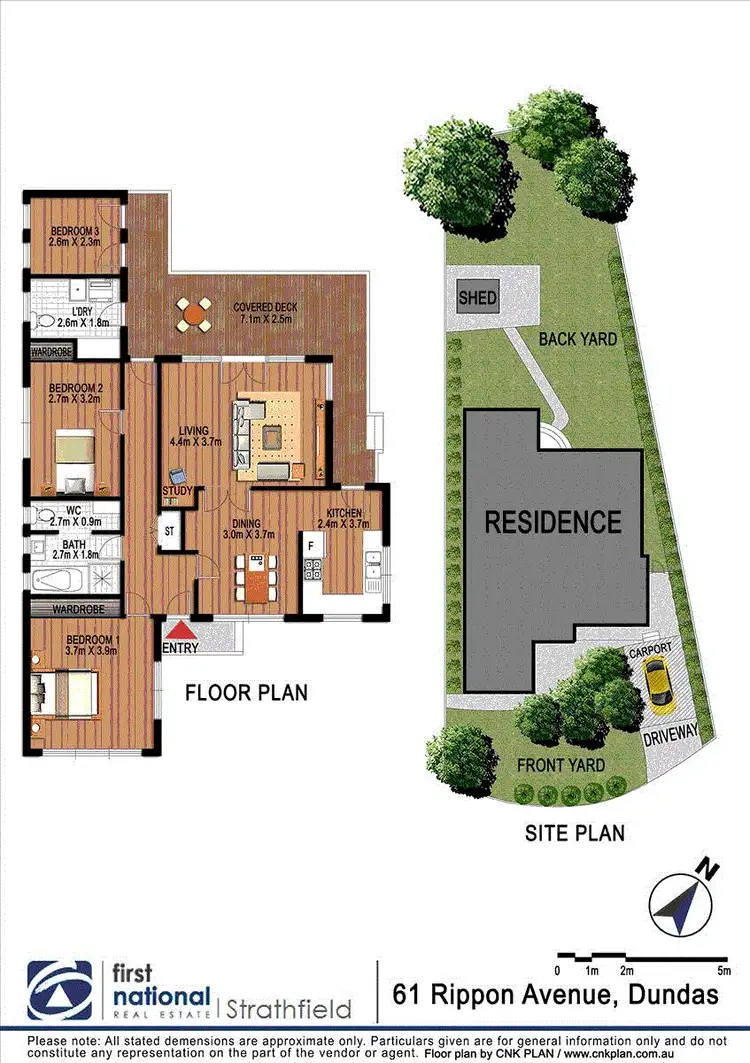 Floorplan of Homely house listing, 61 Rippon Avenue, Dundas NSW 2117
