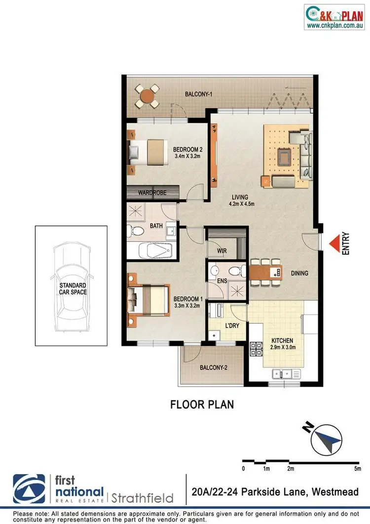 Floorplan of Homely unit listing, 20/22-24a Parkside Lane, Westmead NSW 2145
