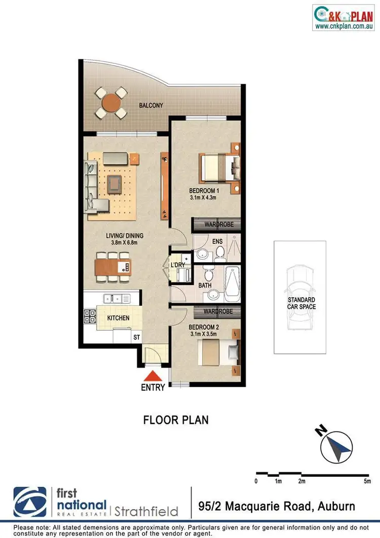 Floorplan of Homely apartment listing, 95/2 Macquarie Road, Auburn NSW 2144