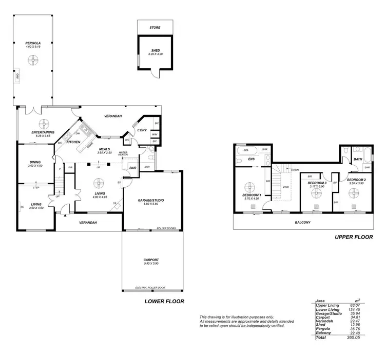 Floorplan of Homely house listing, 3 Braeside Avenue, Teringie SA 5072