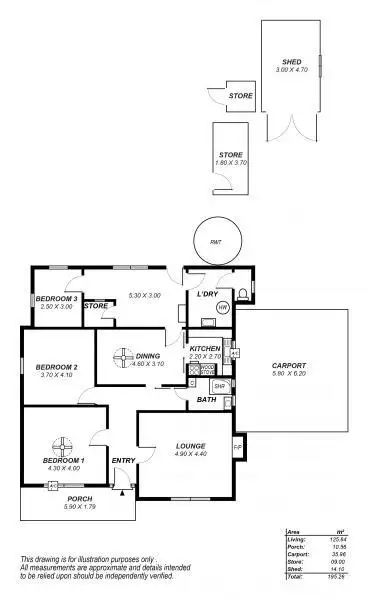 Floorplan of Homely house listing, 12 Mau Street, Mannum SA 5238