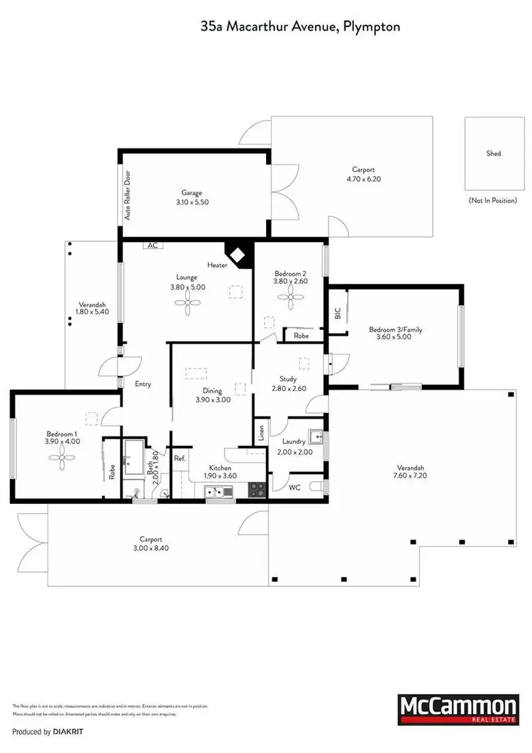 Floorplan of Homely house listing, 35A McArthur Avenue, Plympton SA 5038