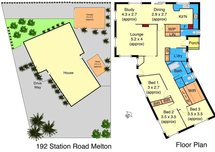 Floorplan of Homely house listing, 192 Station Road, Melton VIC 3337