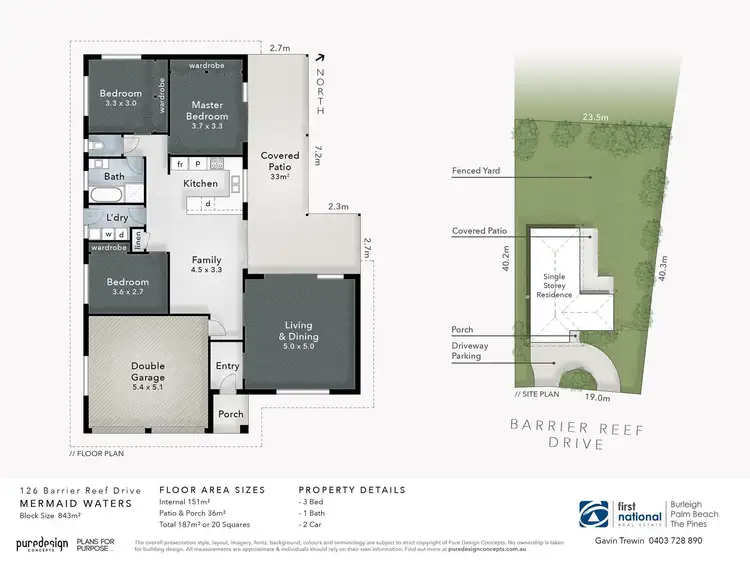 Floorplan of Homely house listing, 126 Barrier Reef Drive, Mermaid Waters QLD 4218