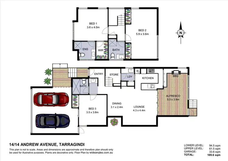 Floorplan of Homely townhouse listing, 14/14 Andrew Avenue, Tarragindi QLD 4121