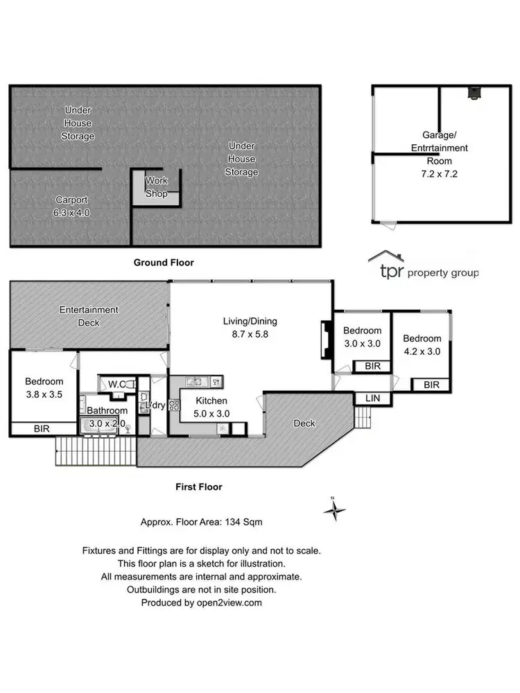 Floorplan of Homely house listing, 100 Misty Hill Road, Mountain River TAS 7109