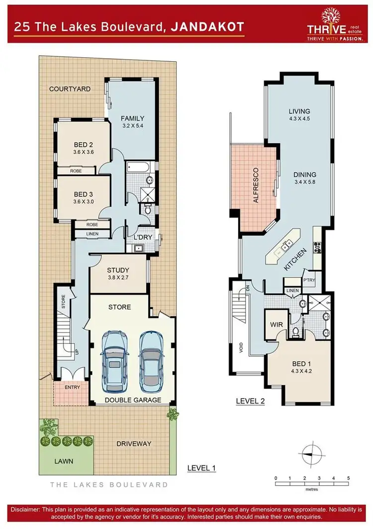 Floorplan of Homely house listing, 25 The Lakes Boulevard, Jandakot WA 6164