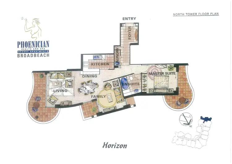 Floorplan of Homely apartment listing, 2603/24-26 Queensland Avenue, Broadbeach QLD 4218