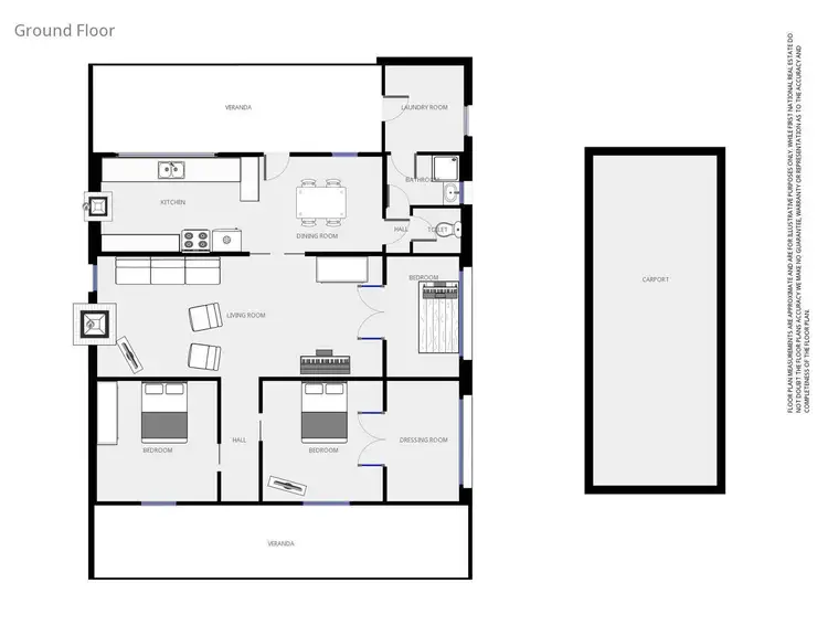 Floorplan of Homely house listing, 21 Mt Stanley Road, Stanley VIC 3747
