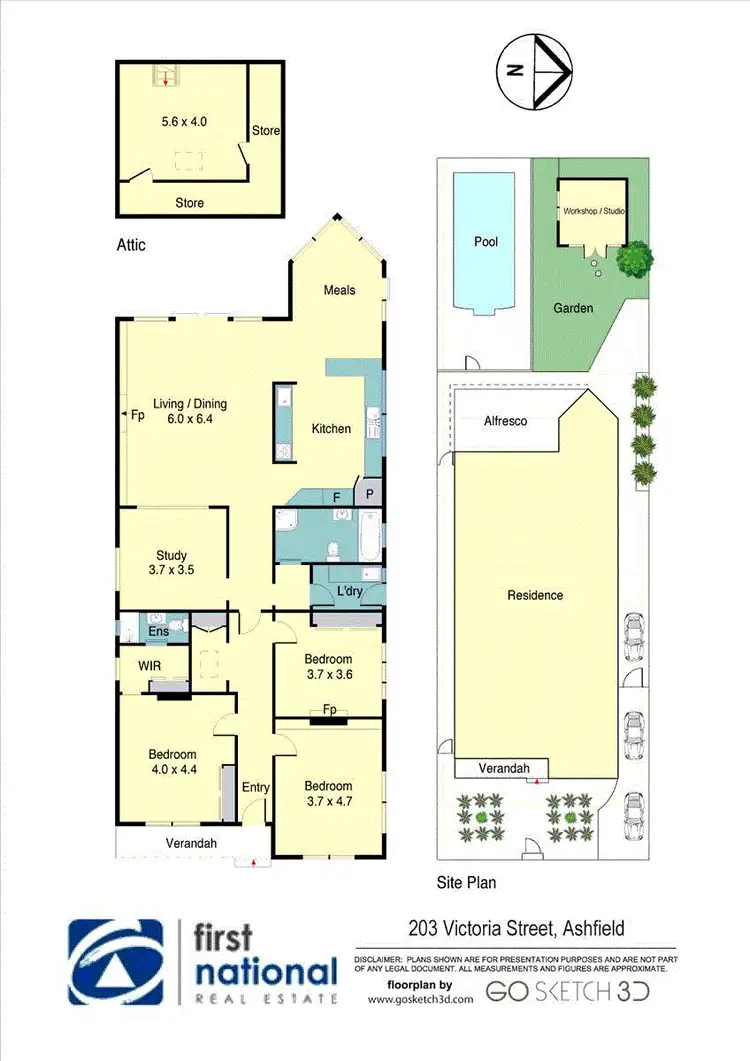 Floorplan of Homely house listing, 203 Victoria Street, Ashfield NSW 2131