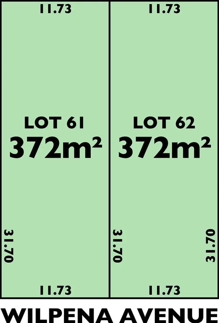 Floorplan of Homely land listing, Lot 61 (6) Wilpena Avenue, Klemzig SA 5087