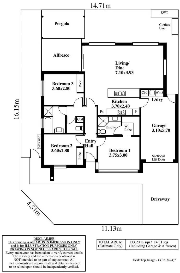 Floorplan of Homely house listing, 26d Struan Avenue, Warradale SA 5046