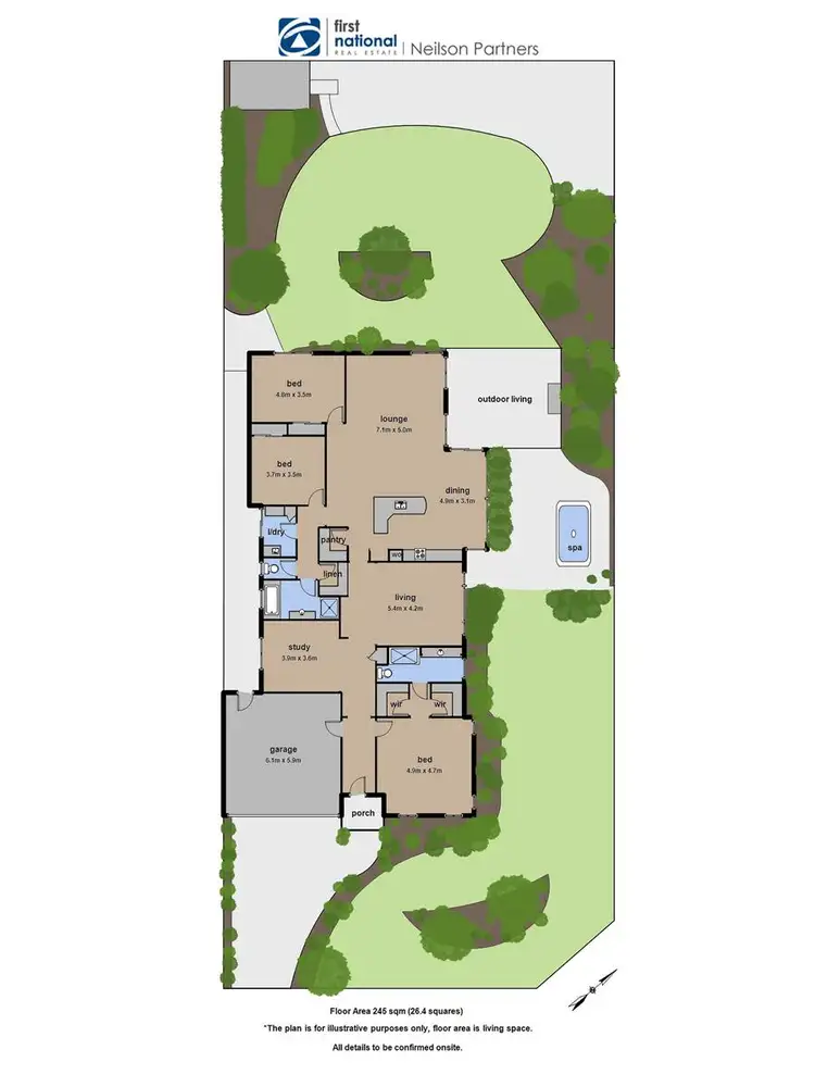 Floorplan of Homely house listing, 6 Panorama Avenue, Beaconsfield VIC 3807