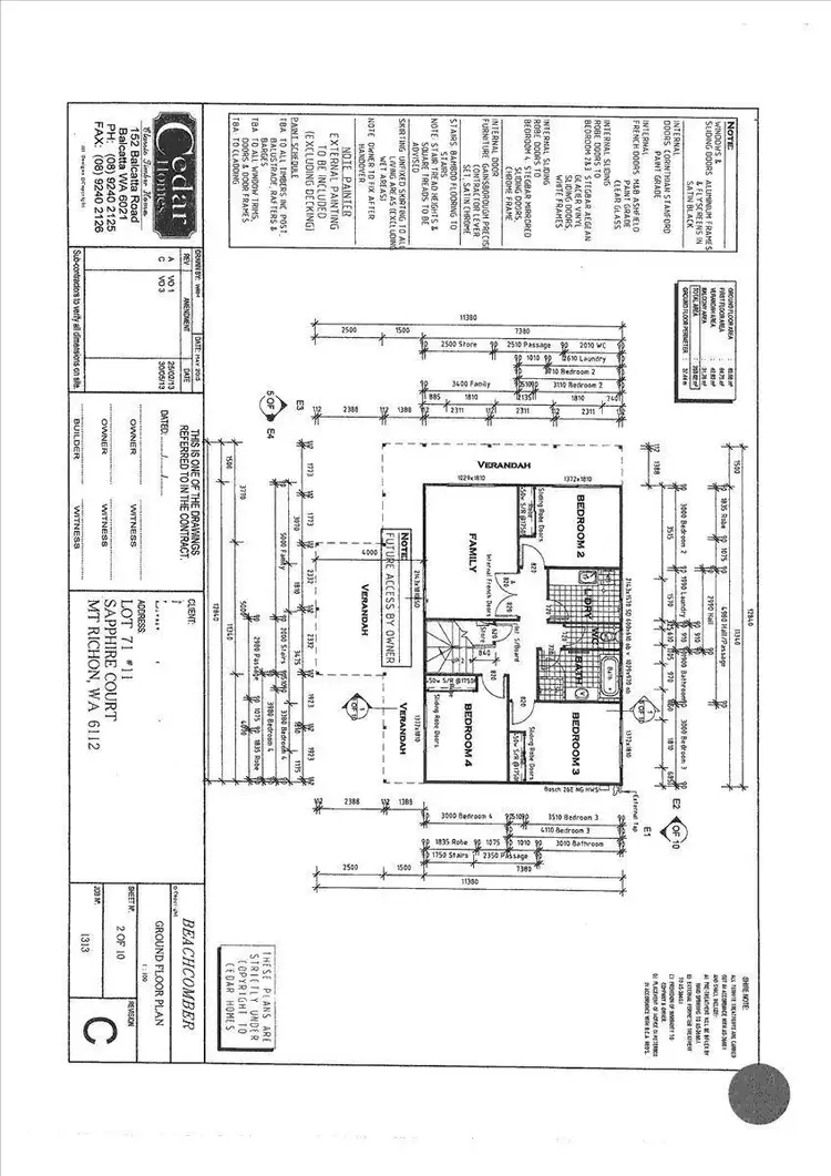 Floorplan of Homely house listing, 11 Sapphire Court, Mount Richon WA 6112
