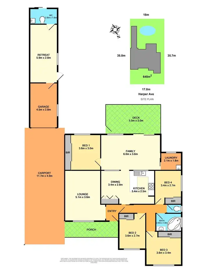 Floorplan of Homely house listing, 66 Harper Avenue, Edgeworth NSW 2285