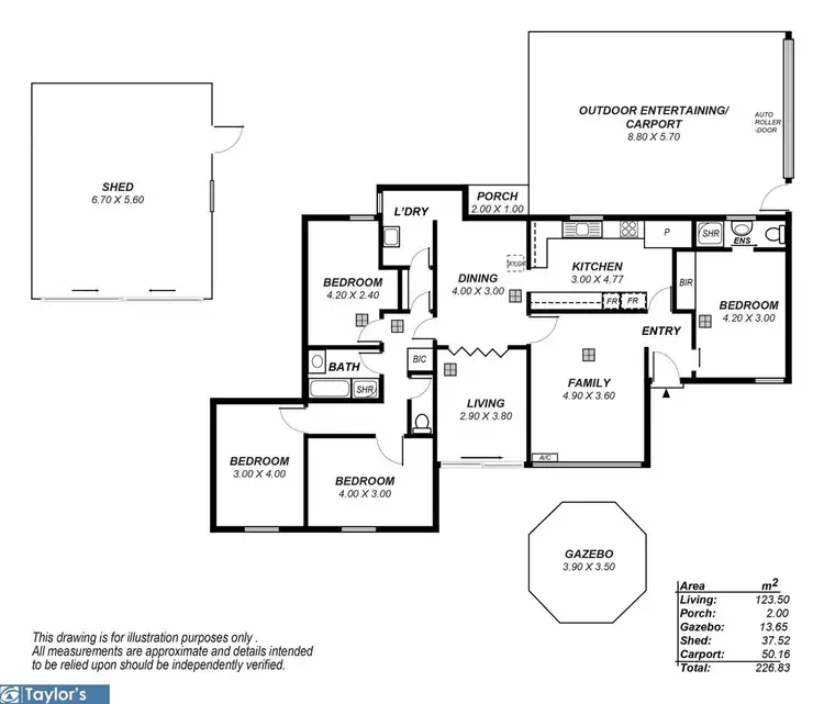 Floorplan of Homely house listing, 67 Codd Street, Para Hills West SA 5096