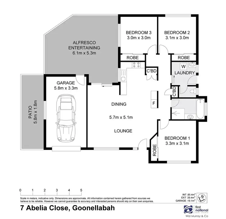 Floorplan of Homely house listing, 7 Abelia Close, Goonellabah NSW 2480