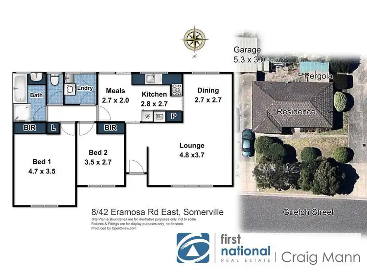 Floorplan of Homely unit listing, 8/42 Eramosa Road East, Somerville VIC 3912