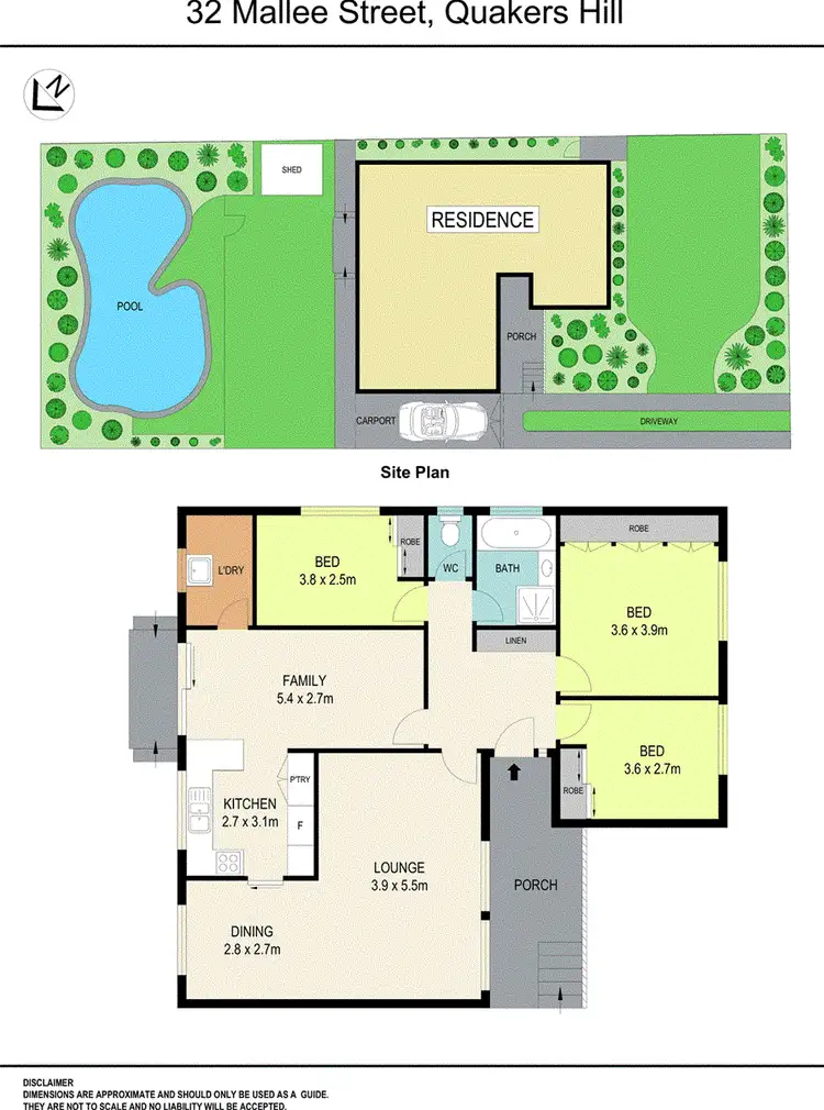 Floorplan of Homely house listing, 32 Mallee Street, Quakers Hill NSW 2763