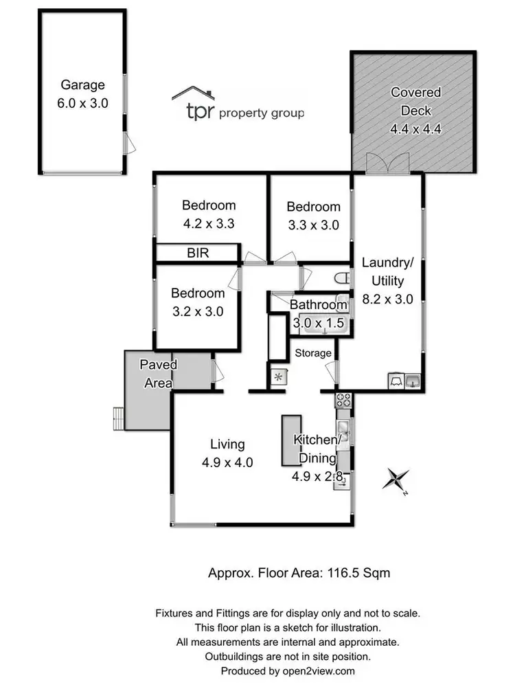 Floorplan of Homely house listing, 7 Tutton Avenue, Huonville TAS 7109