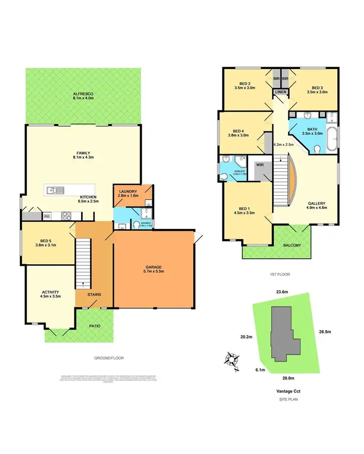 Floorplan of Homely house listing, 11 Vantage Circuit, Cameron Park NSW 2285