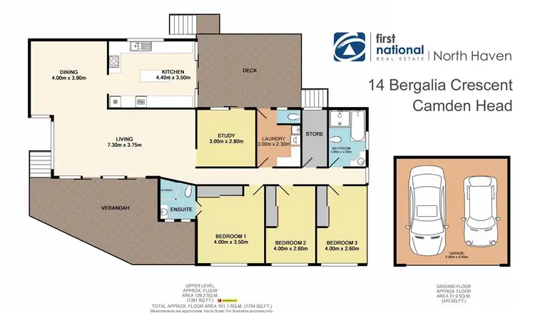 Floorplan of Homely house listing, 14 Bergalia Crescent, Camden Head NSW 2443