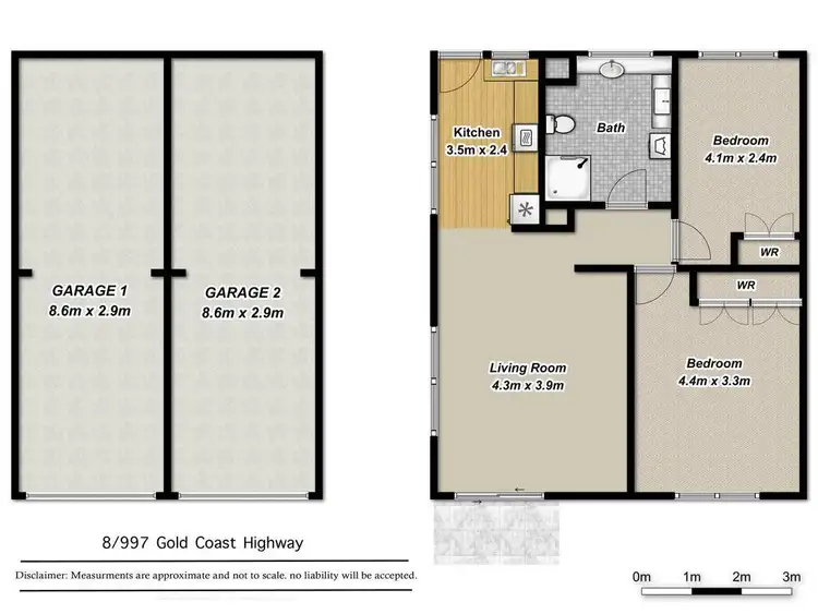 Floorplan of Homely unit listing, 8/997-999 Gold Coast Highway, Palm Beach QLD 4221