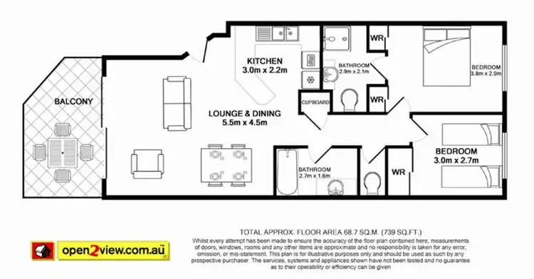 Floorplan of Homely unit listing, 3/2 Seventeenth Avenue, Palm Beach QLD 4221